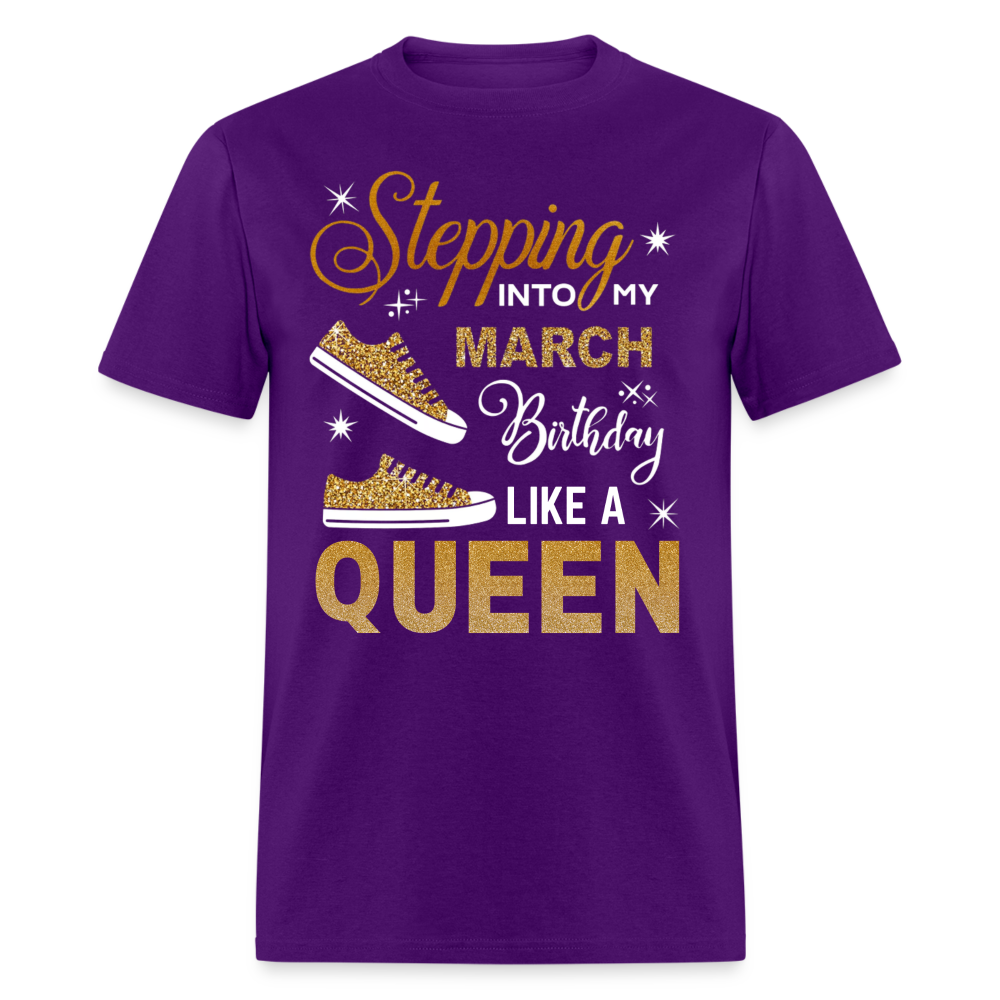 MARCH BIRTHDAY QUEEN - purple