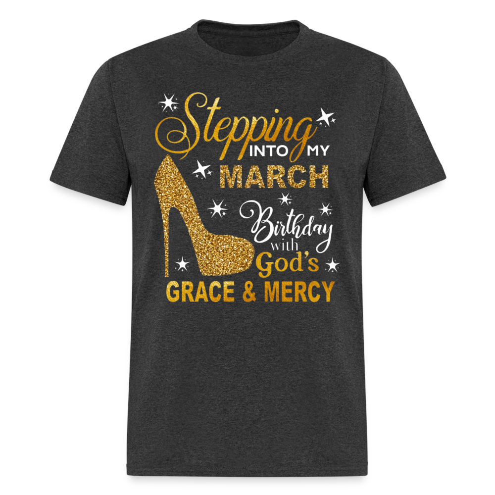 MARCH BIRTHDAY GODS GRACE - heather black