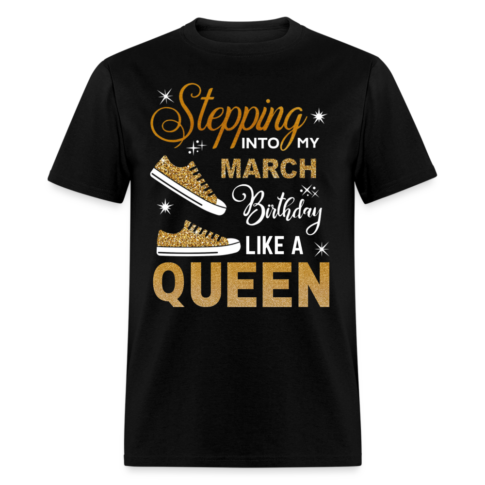 MARCH BIRTHDAY QUEEN - black