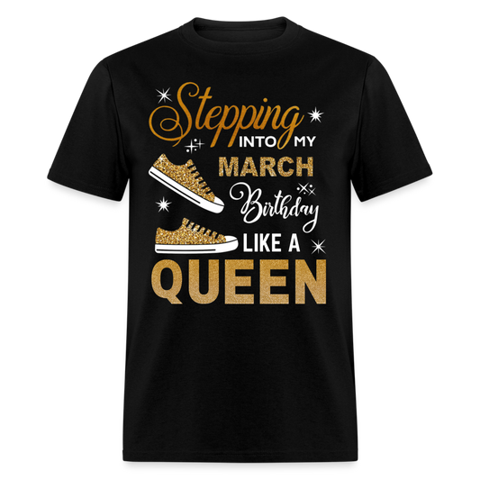 MARCH BIRTHDAY QUEEN - black