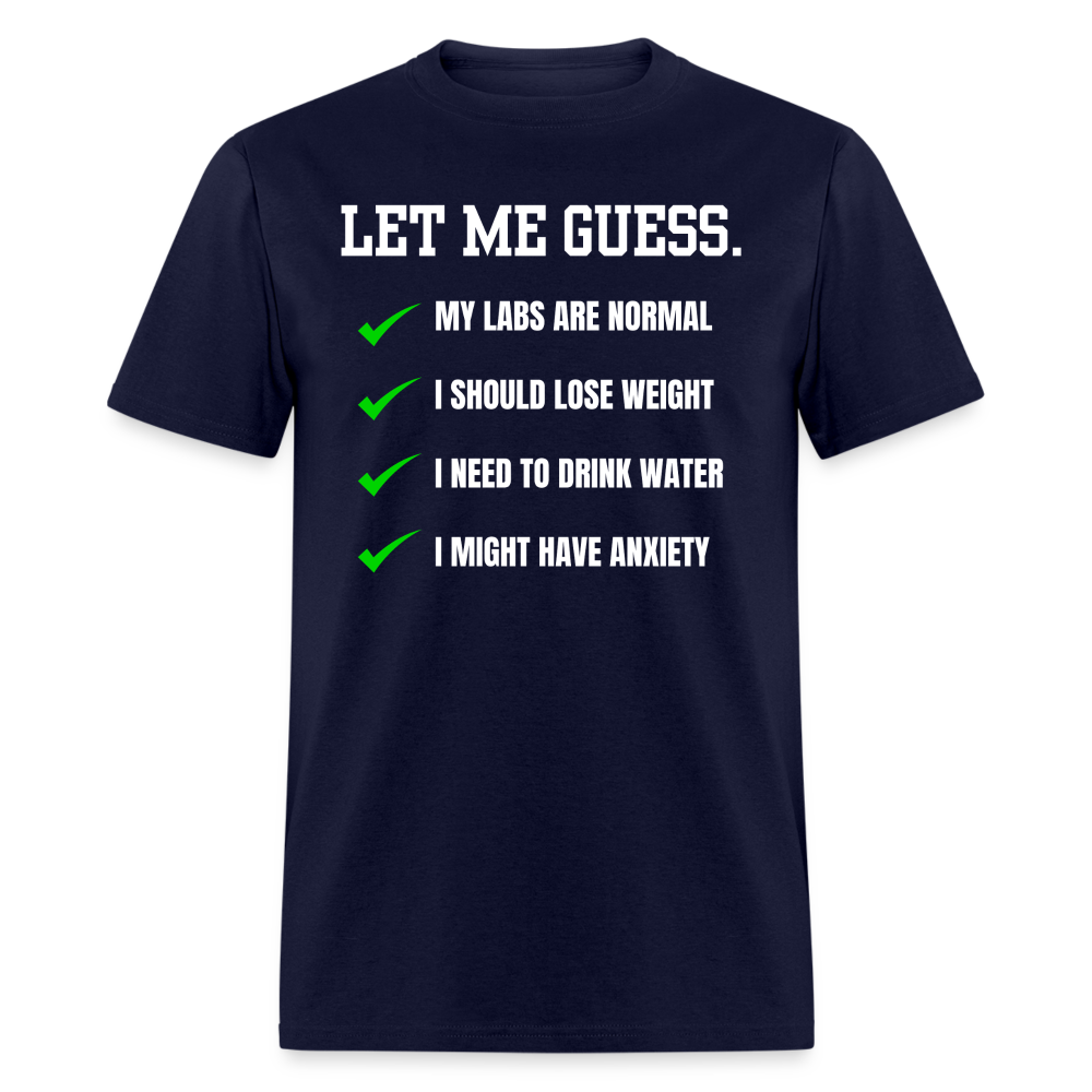 LET ME GUESS - navy
