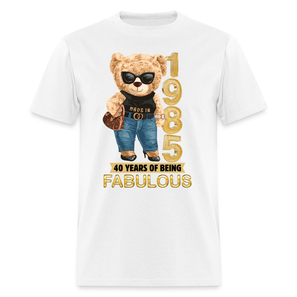 40-1985 YEARS OF BEING FABULOUS - white
