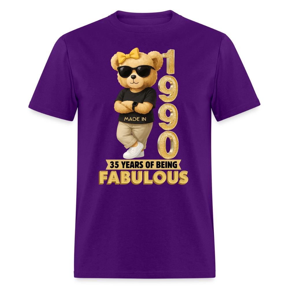 35-1990 YEARS OF BEING FABULOUS - purple