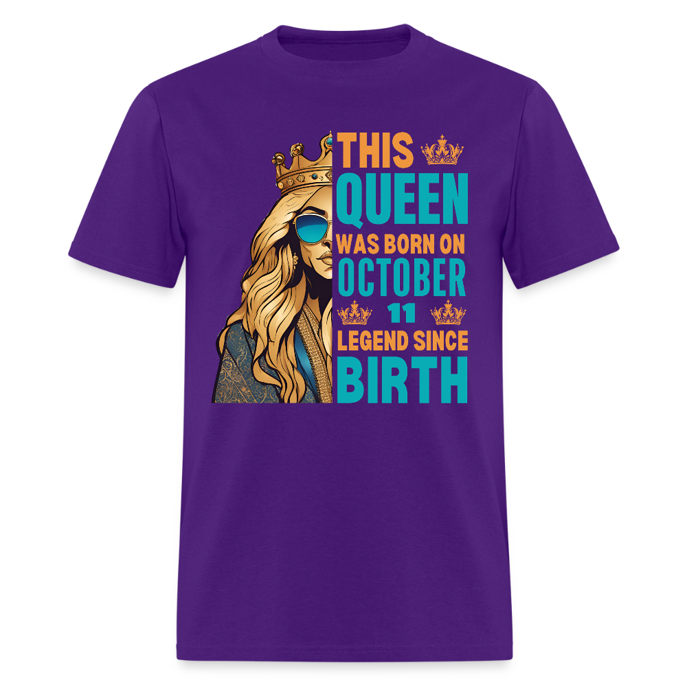QUEEN 11TH OCTOBER LEGEND - purple