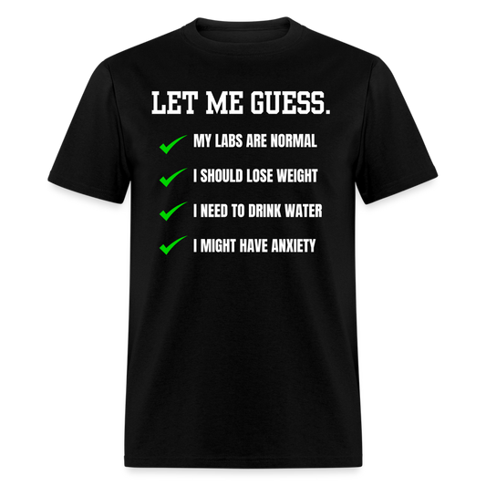 LET ME GUESS - black