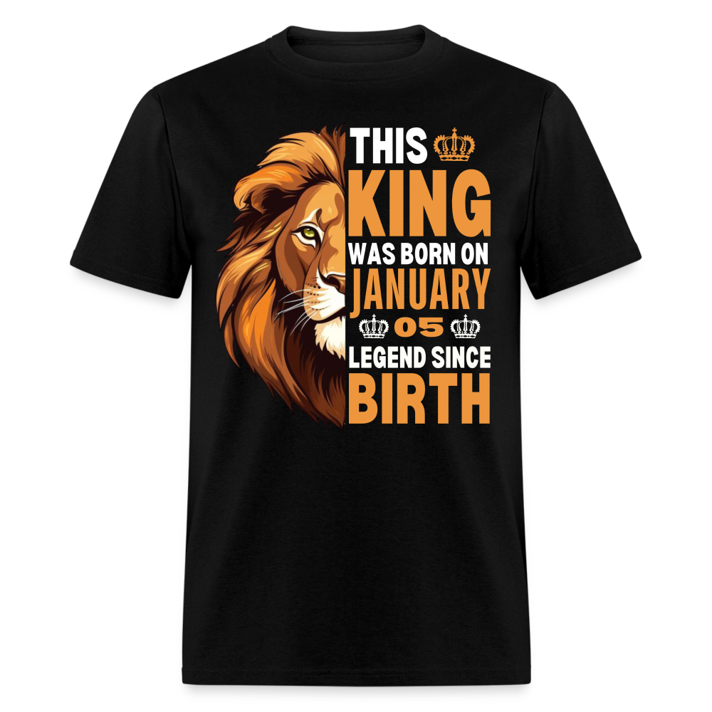 5TH JANUARY KING LEGEND - black