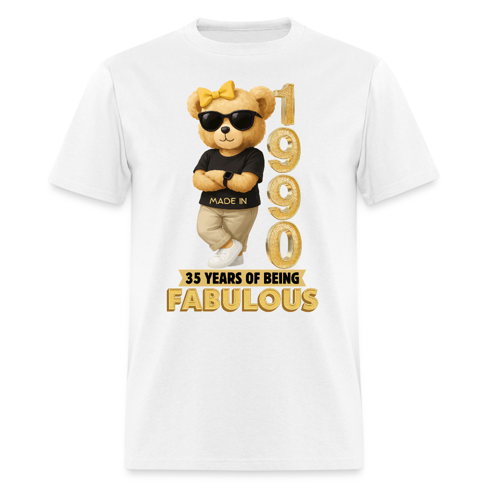 35-1990 YEARS OF BEING FABULOUS - white