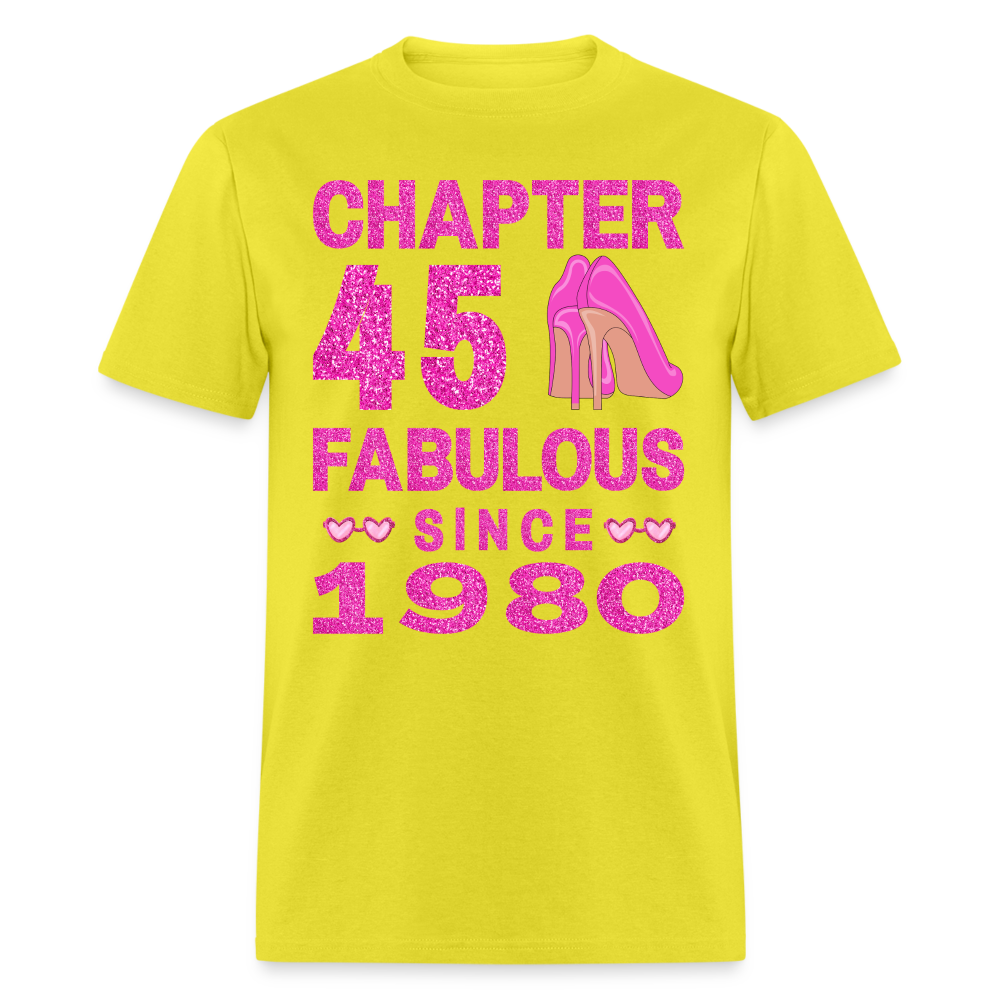 CHAPTER 45 FABULOUS SINCE 1980 - yellow
