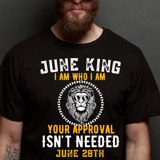 I AM 28TH JUNE KING SHIRT