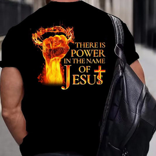 POWER IN THE NAME - BACK PRINT SHIRT