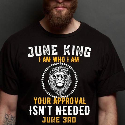 I AM 3RD JUNE KING SHIRT