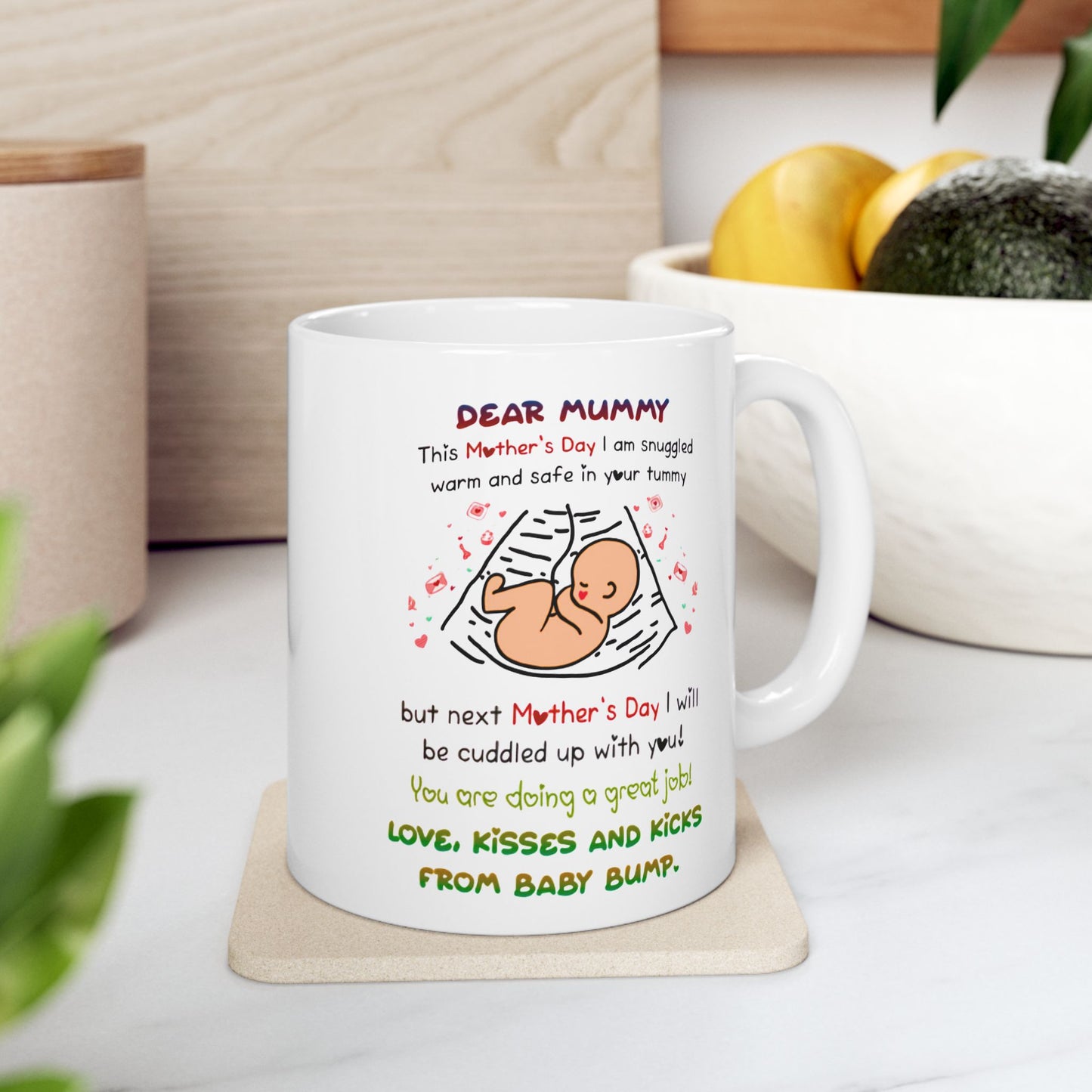Funny Ceramic Mug for Mom - Perfect Gift for Mother's Day