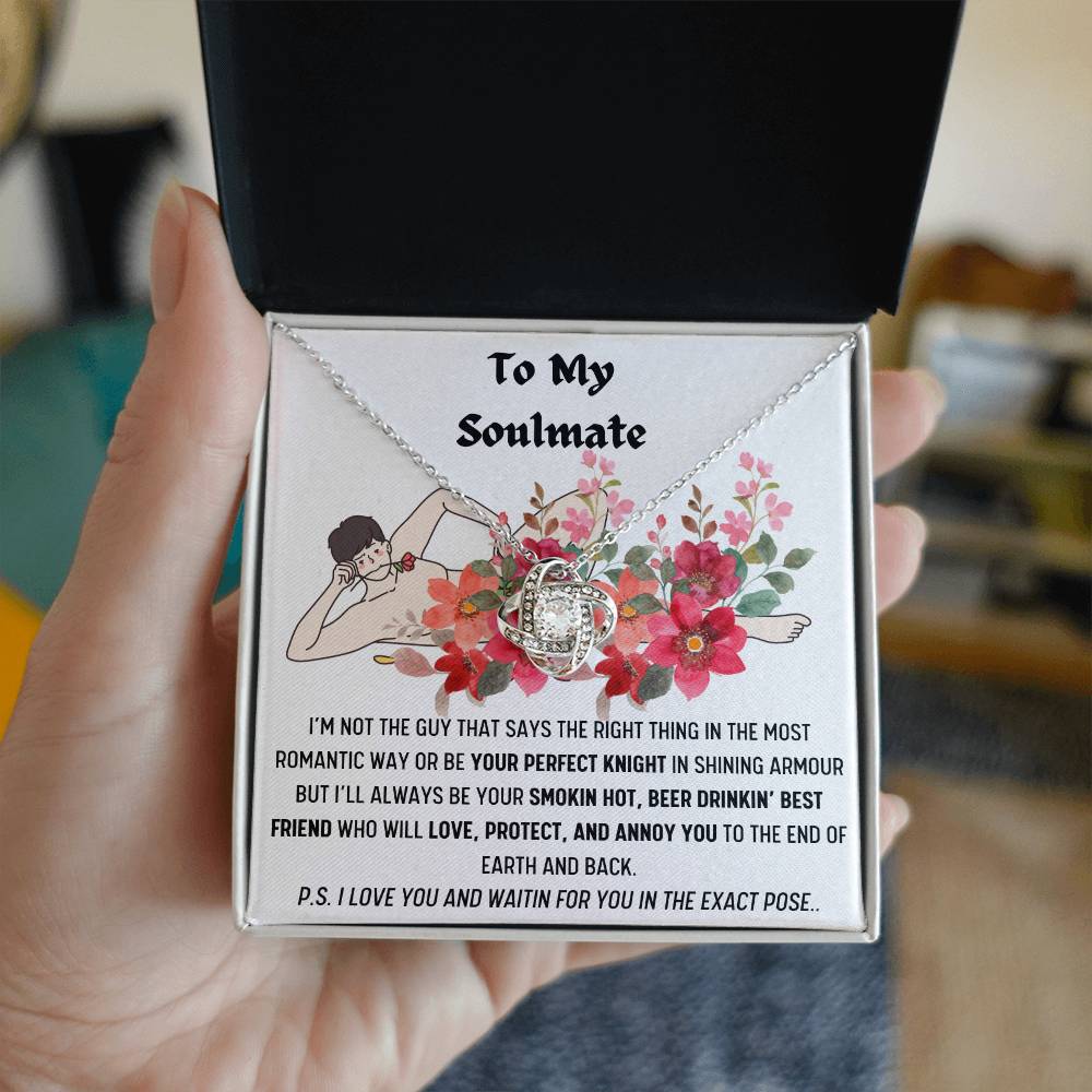 SMOKIN HOT SOULMATE LOVEKNOT NECKLACE