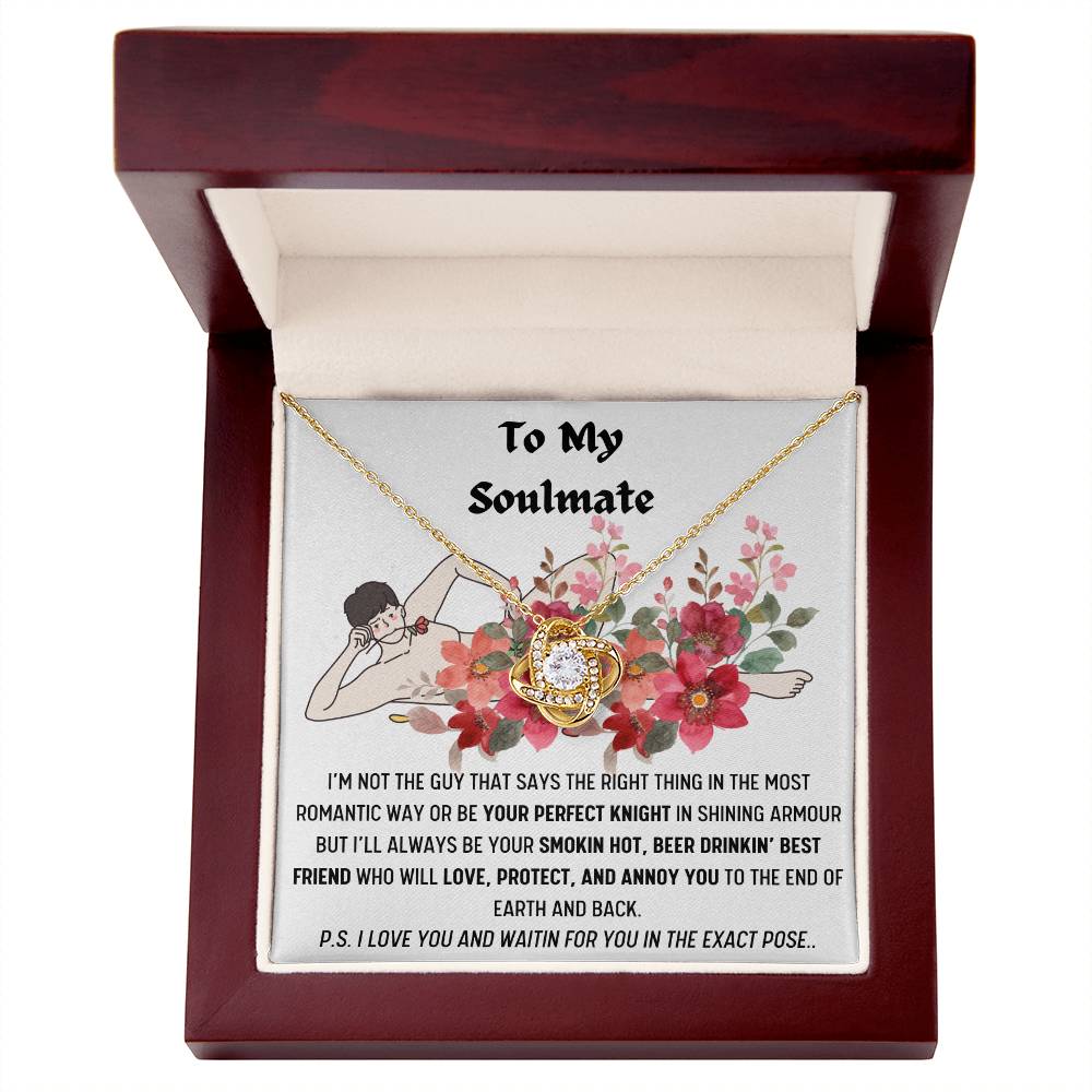 SMOKIN HOT SOULMATE LOVEKNOT NECKLACE