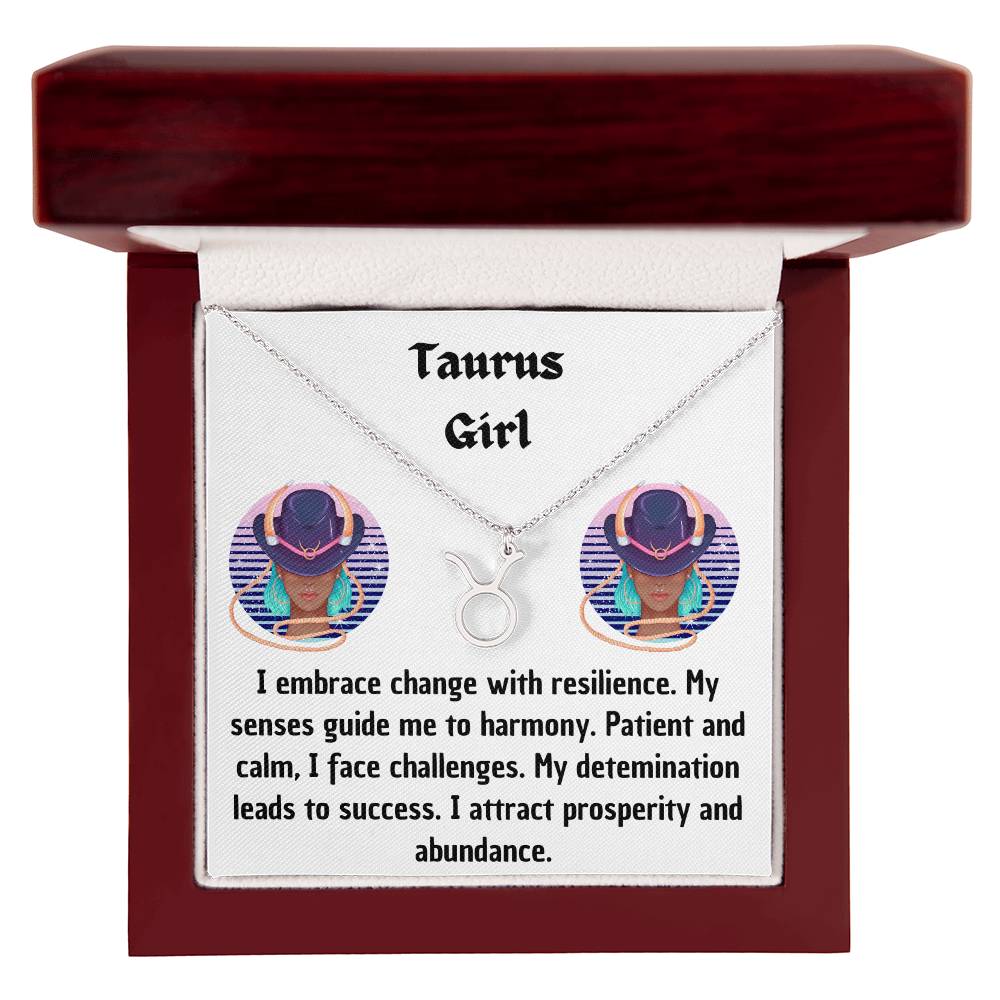 TAURUS GIRL NECKLACE