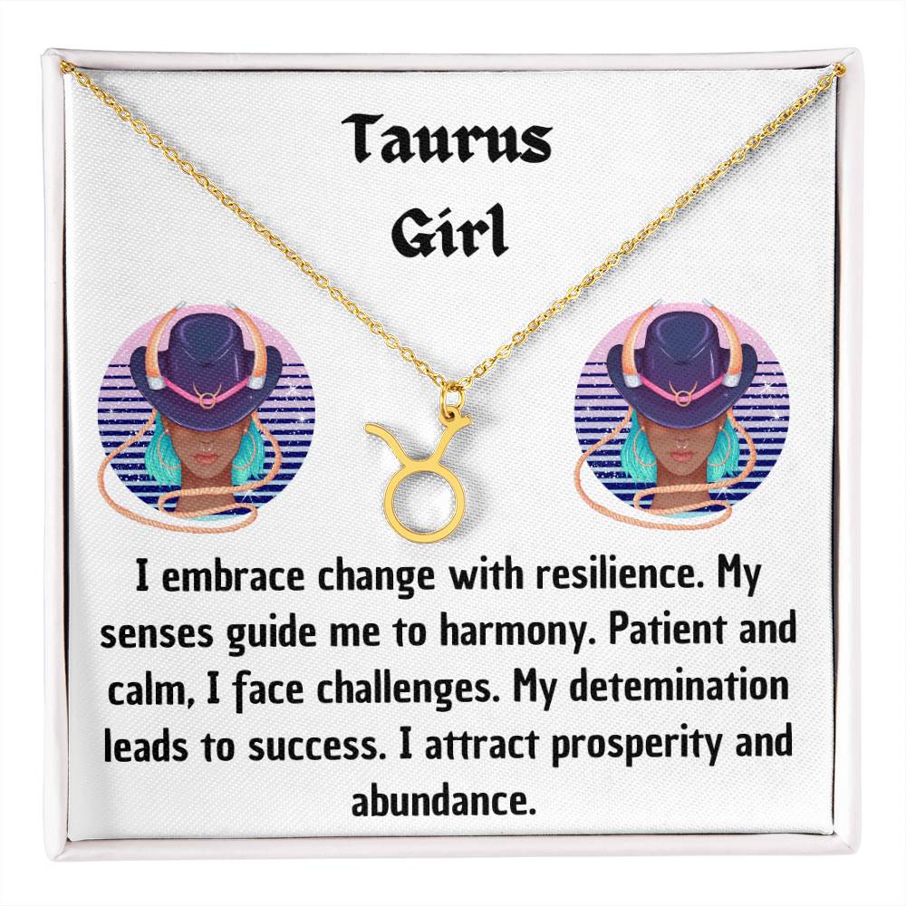 TAURUS GIRL NECKLACE