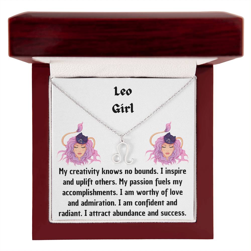 LEO GIRL NECKLACE