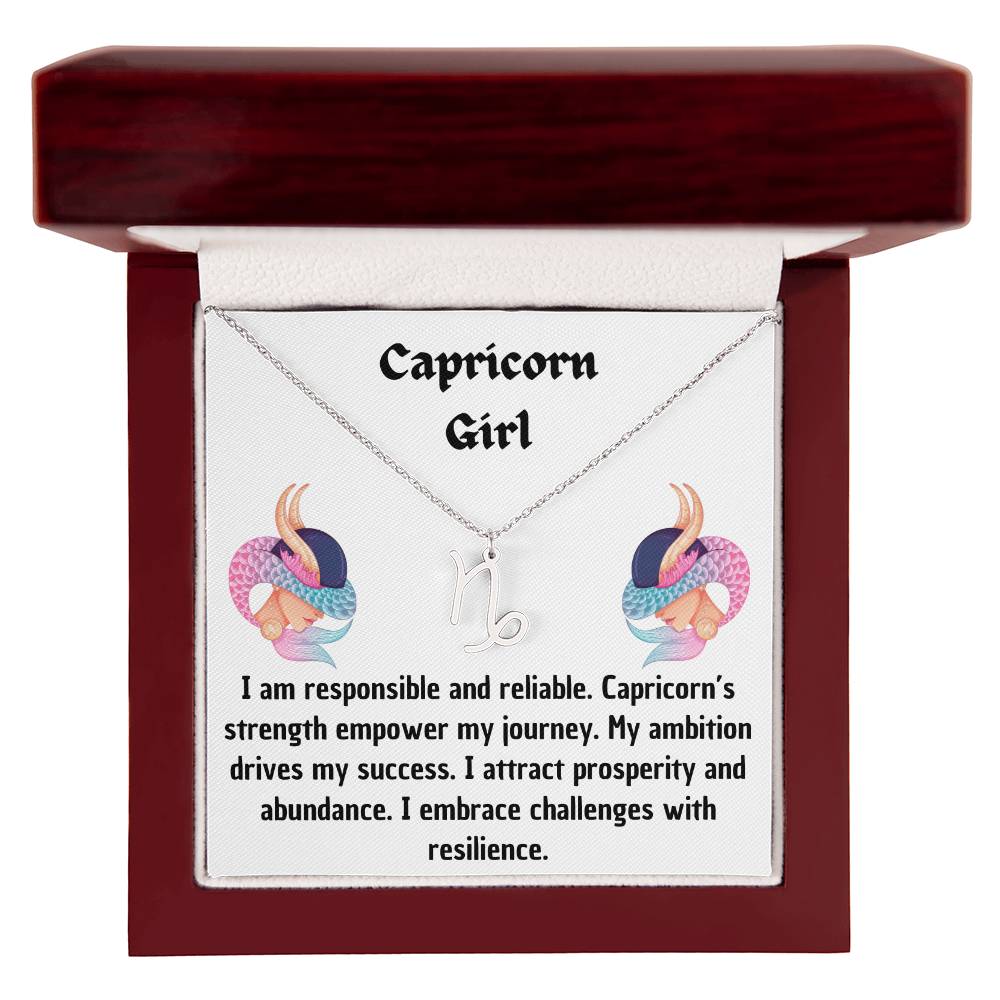 CAPRICORN GIRL NECKLACE