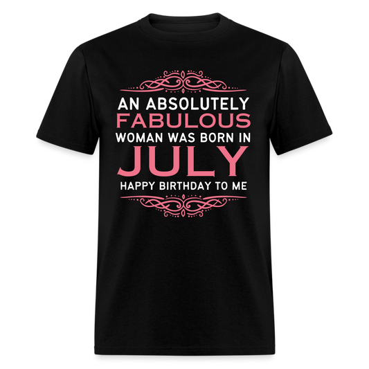 ABSOLUTELY FAB JULY SHIRT - black