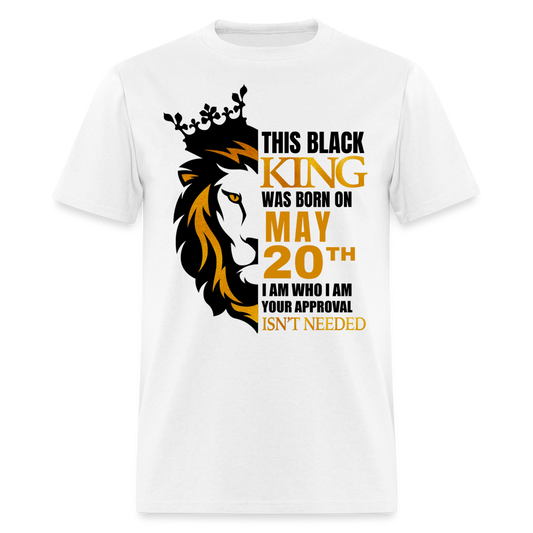 MAY 20 BLACK KING SHIRT - white