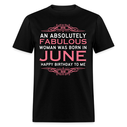 ABSOLUTELY FAB JUNE SHIRT - black