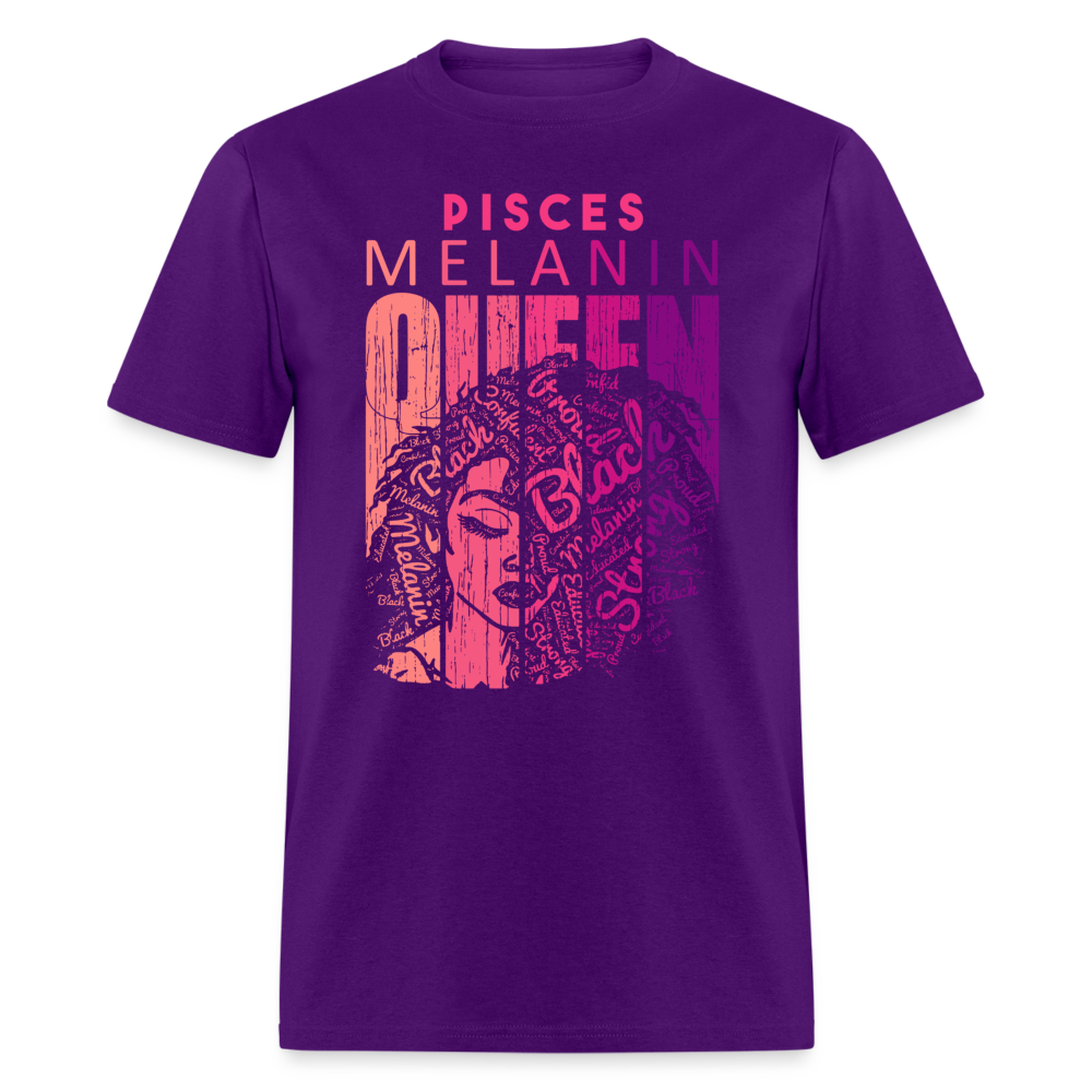 PISCES MELANIN QUEEN SHIRT - purple