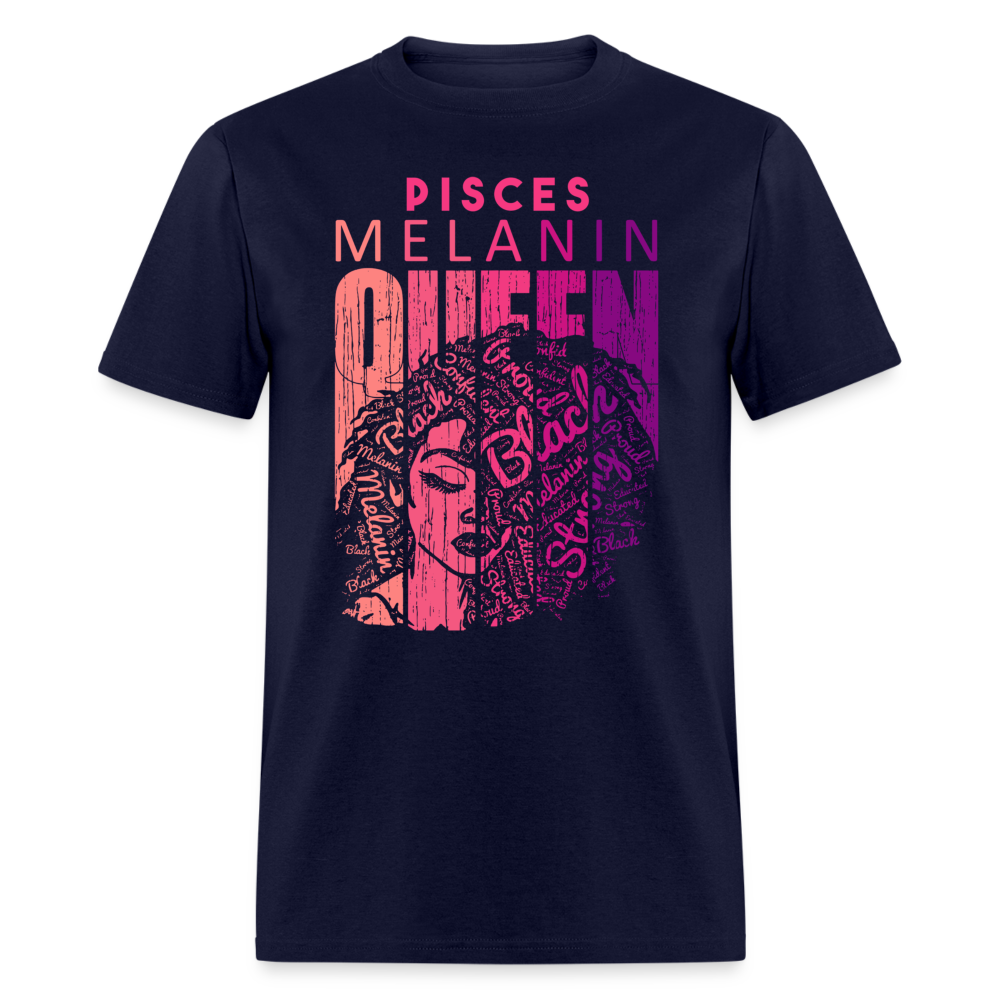 PISCES MELANIN QUEEN SHIRT - navy