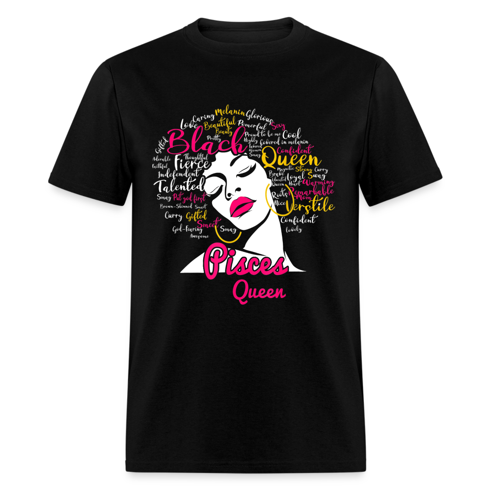 BLACK PISCES QUEEN SHIRT - black
