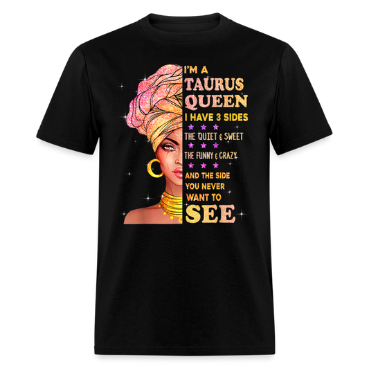 TAURUS QUEEN THREE SIDES SHIRT - black