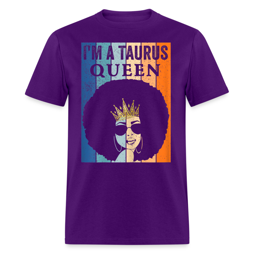 I AM TAURUS QUEEN SHIRT - purple