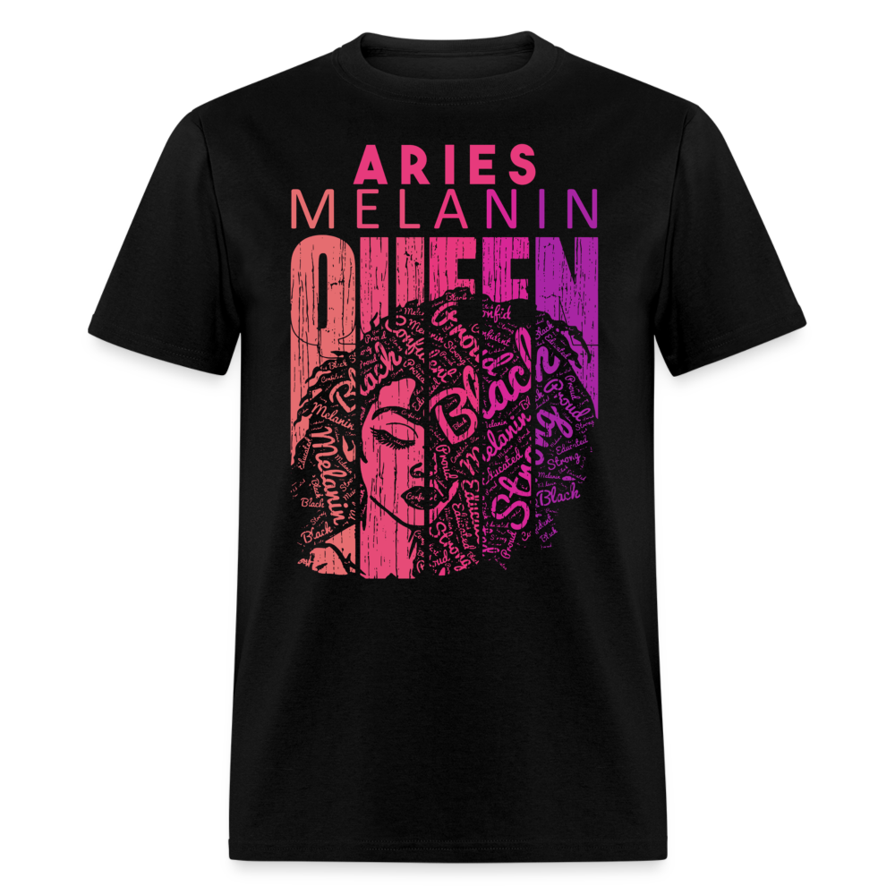 ARIES MELANIN QUEEN SHIRT - black