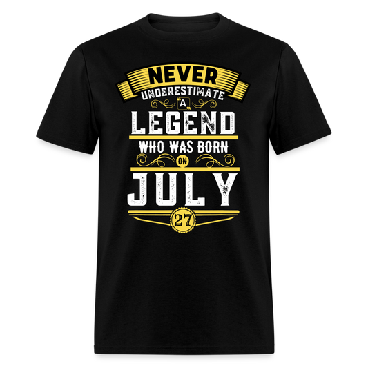 27th JULY LEGEND SHIRT - black