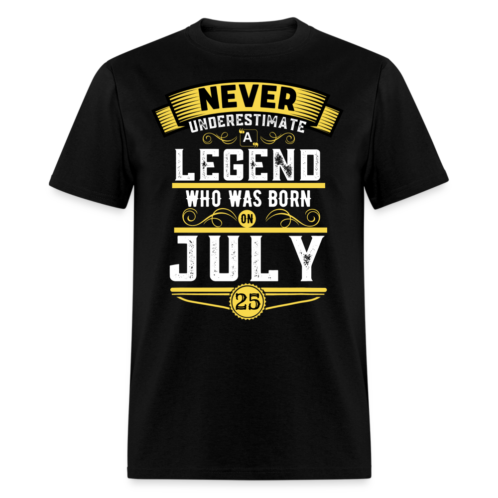 25th JULY LEGEND SHIRT - black