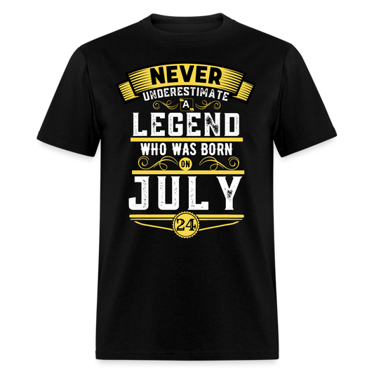 24th JULY LEGEND SHIRT - black