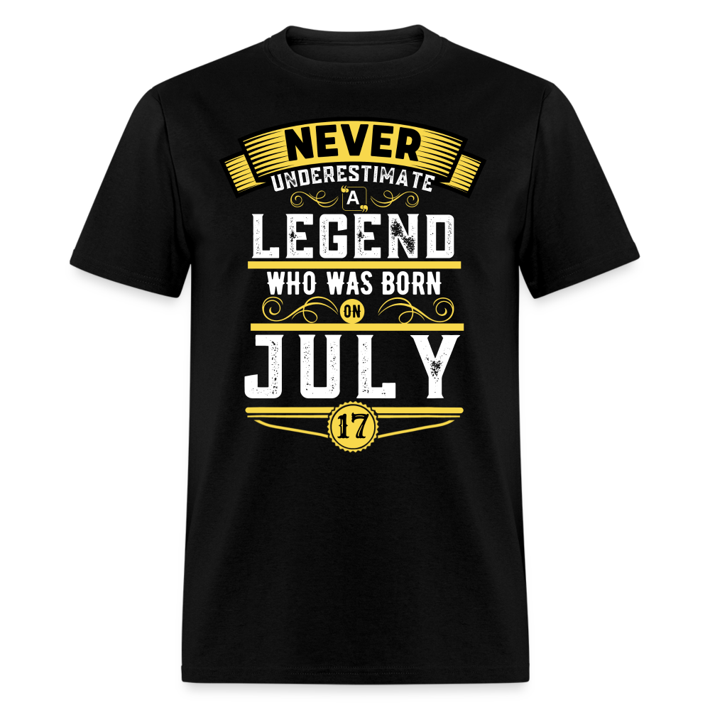 17TH JULY LEGEND SHIRT - black