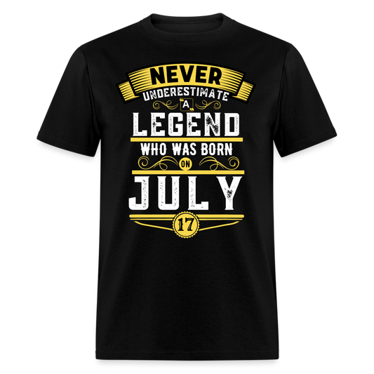 17TH JULY LEGEND SHIRT - black