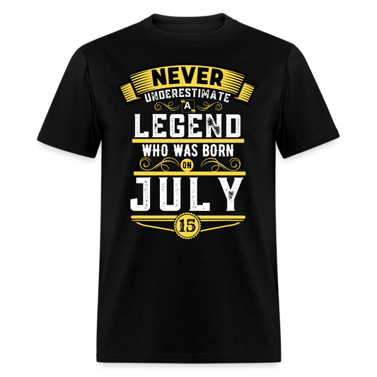 15TH JULY LEGEND SHIRT - black