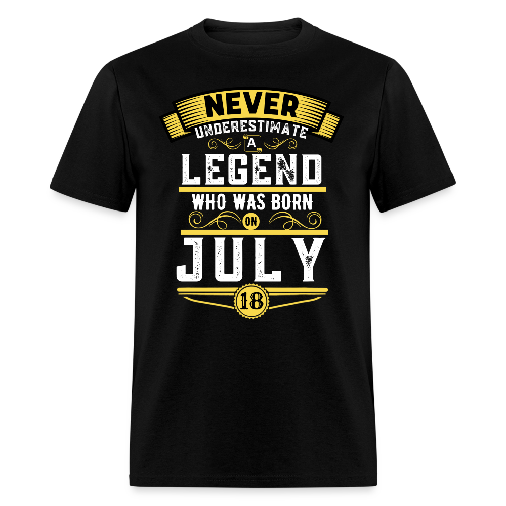 18TH JULY LEGEND SHIRT - black