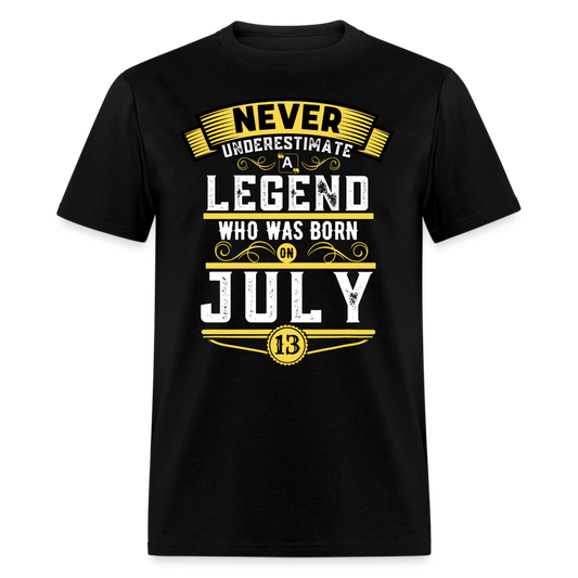 13TH JULY LEGEND SHIRT - black