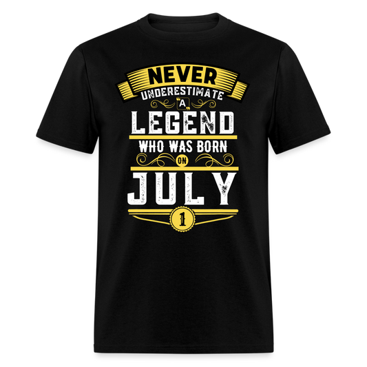 1ST JULY LEGEND SHIRT - black
