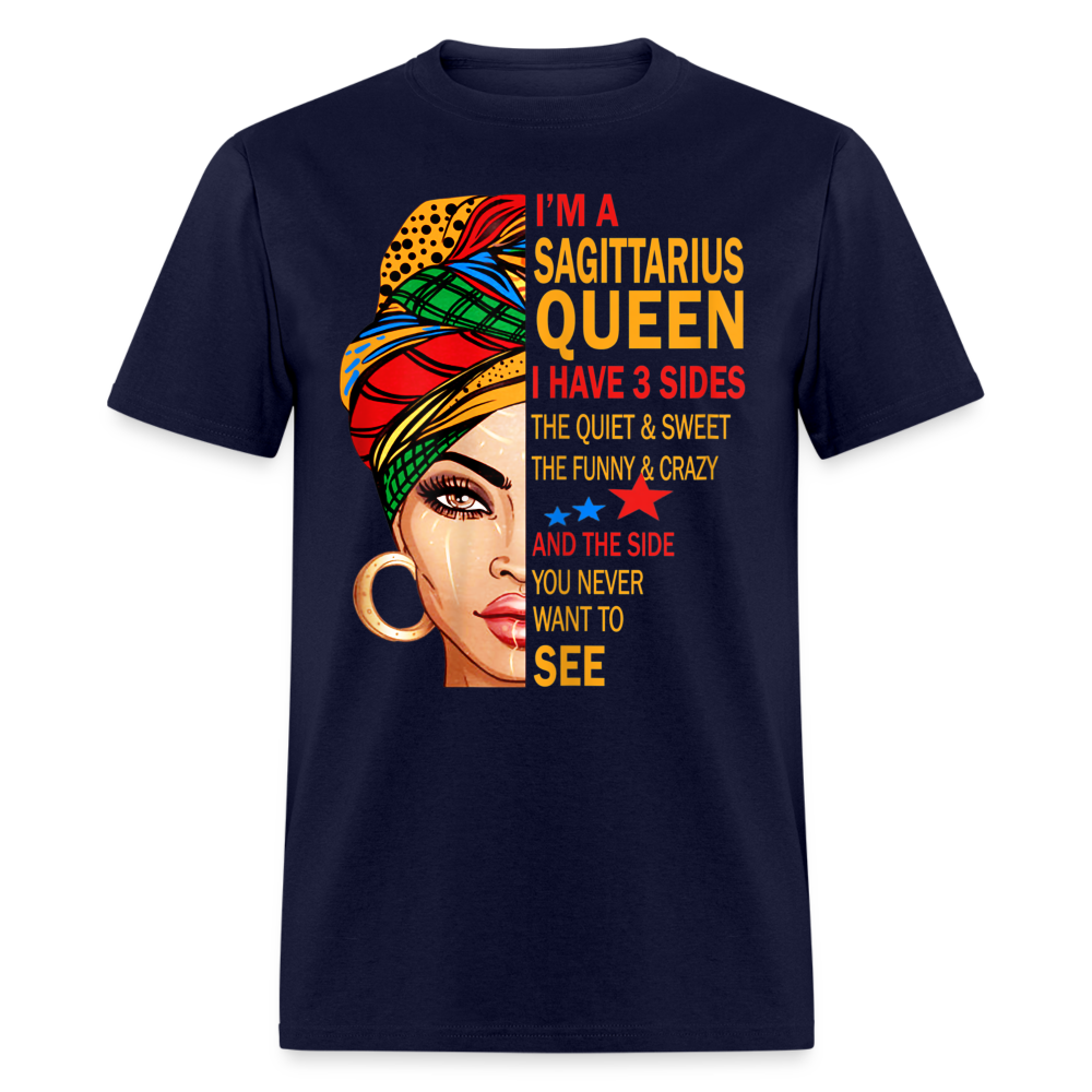 SAGITTARIUS THREE SIDES SHIRT - navy