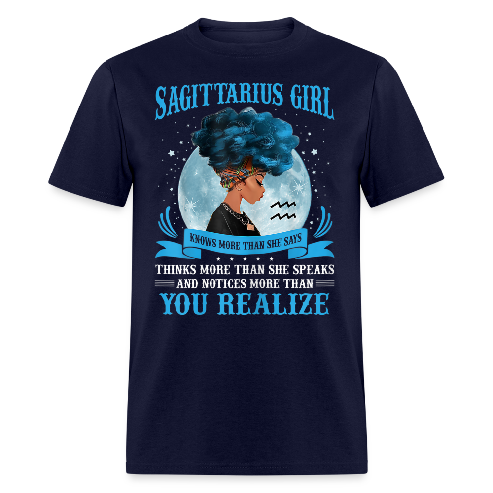 SAGITTARIUS GIRL KNOWS BLUE - navy