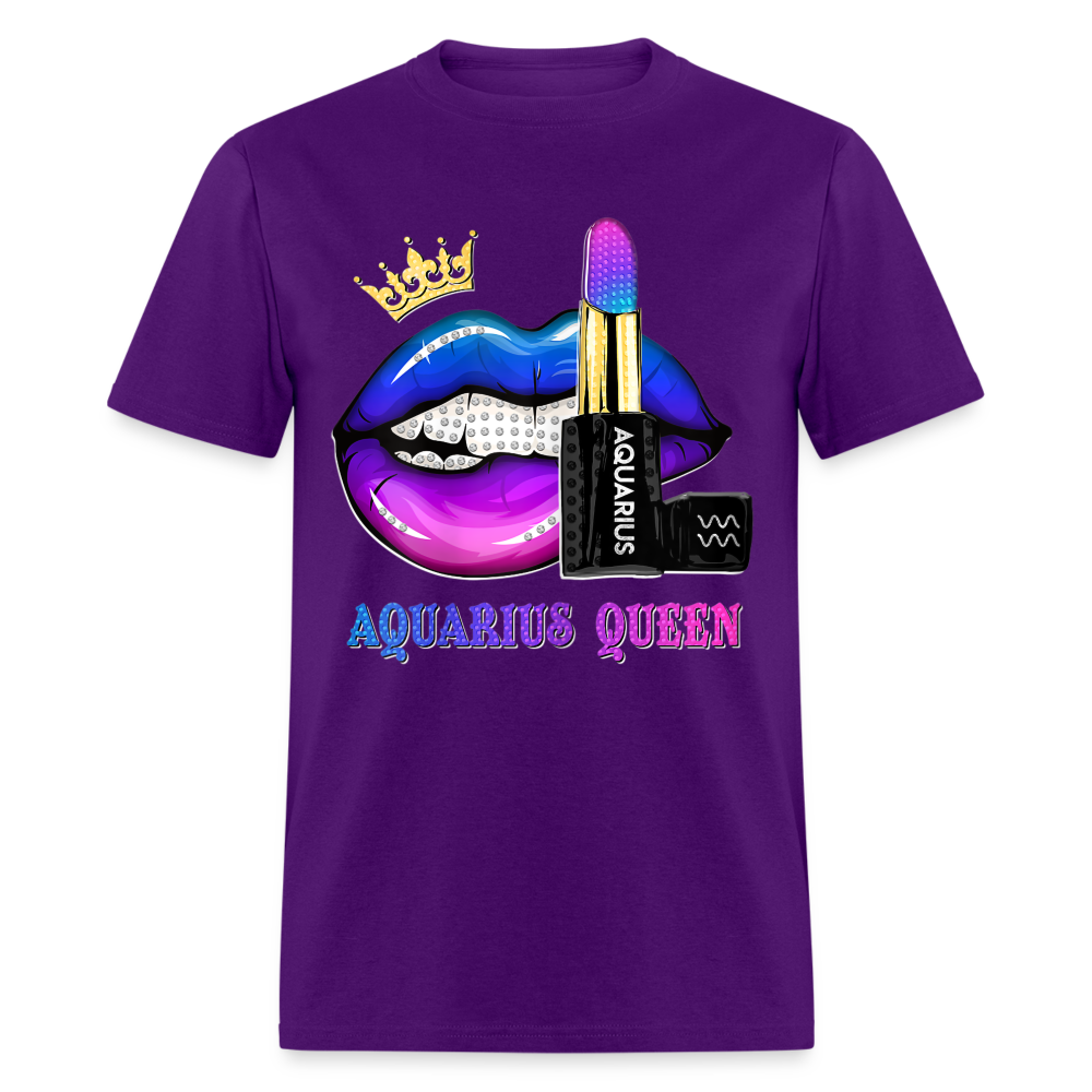 AQUARIUS LIPSTICK QUEEN SHIRT - purple