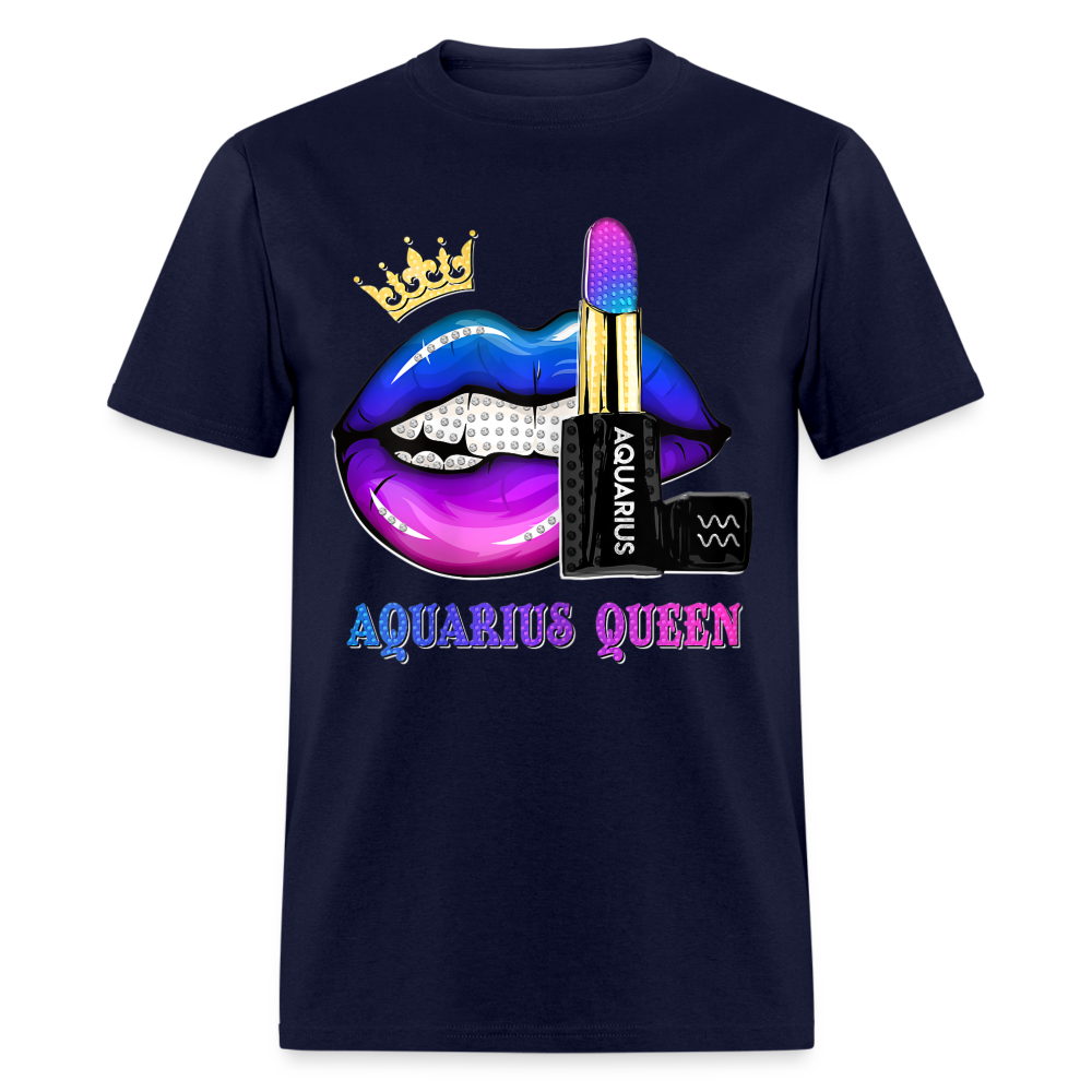 AQUARIUS LIPSTICK QUEEN SHIRT - navy