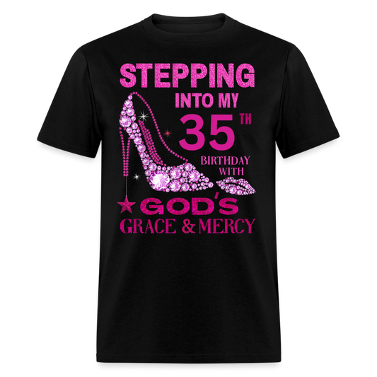 35 PINK HEELS GRACE SHIRT - black
