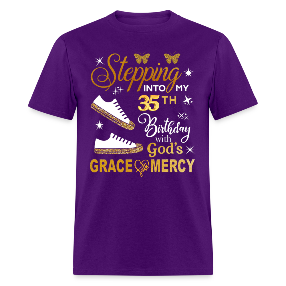 STEP 35 SNEAKERS MERCY SHIRT - purple