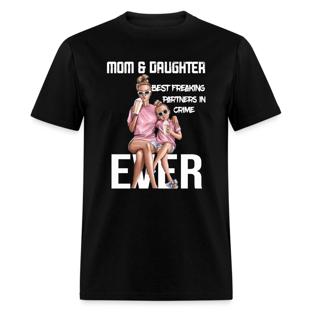 MOM DAUGHTER PARTNER IN CRIME - black