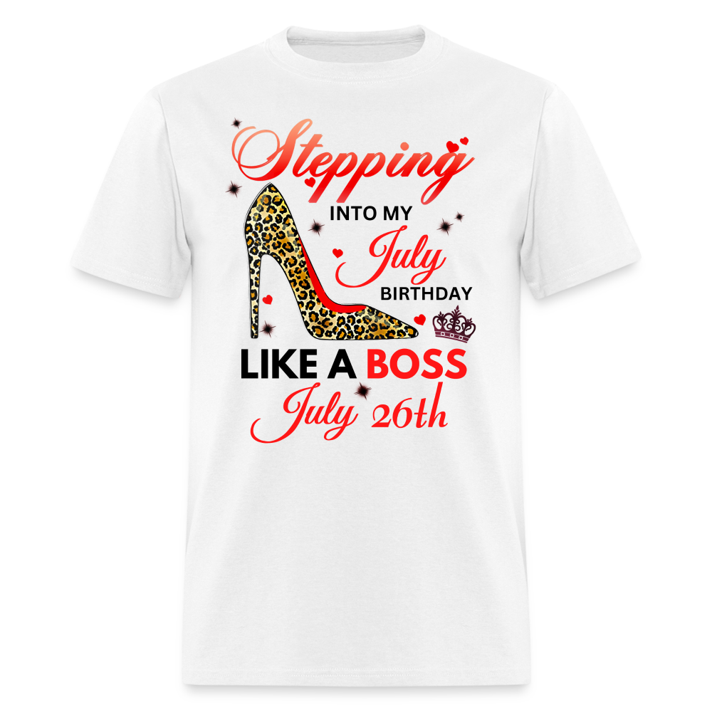 26Th JULY BOSS - white
