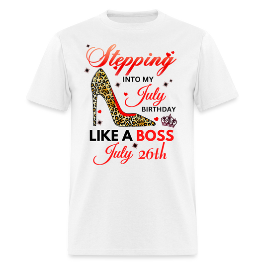 26Th JULY BOSS - white