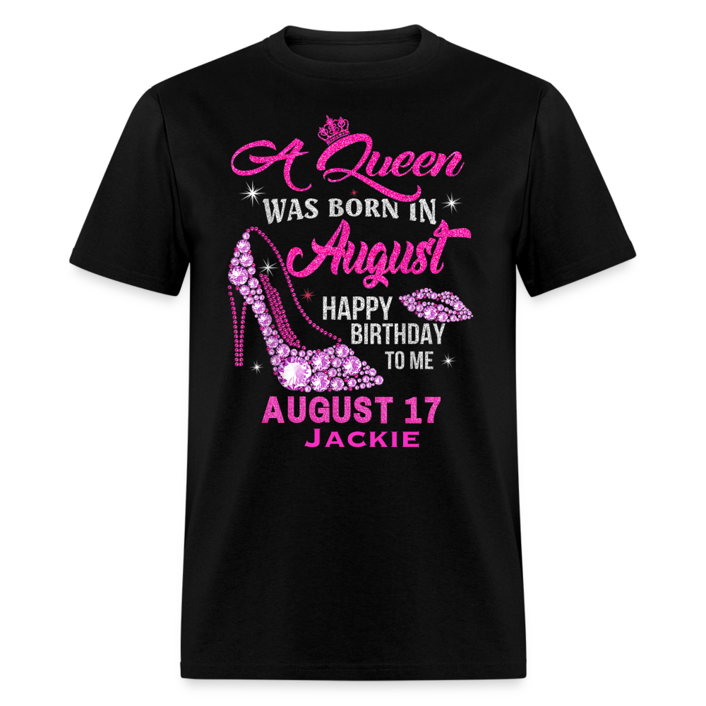 17TH AUGUST QUEEN - JACKIE - black